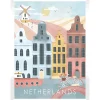 Stampa con cornice Netherlands bianco 30x40 cm