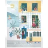 Stampa con cornice Portugal bianco 30x40 cm