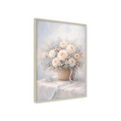 Stampa incorniciata 30x40 cm baroque flowers