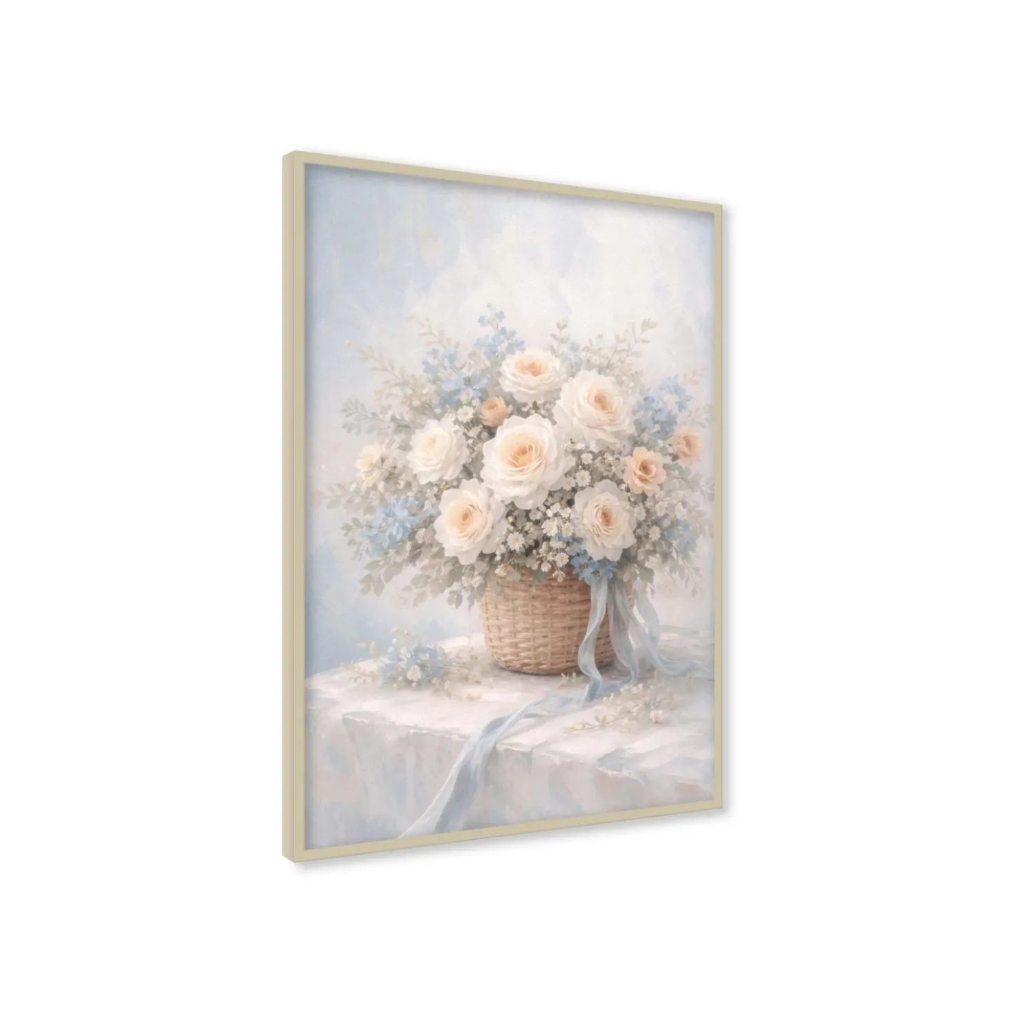 Stampa incorniciata 30x40 cm baroque flowers