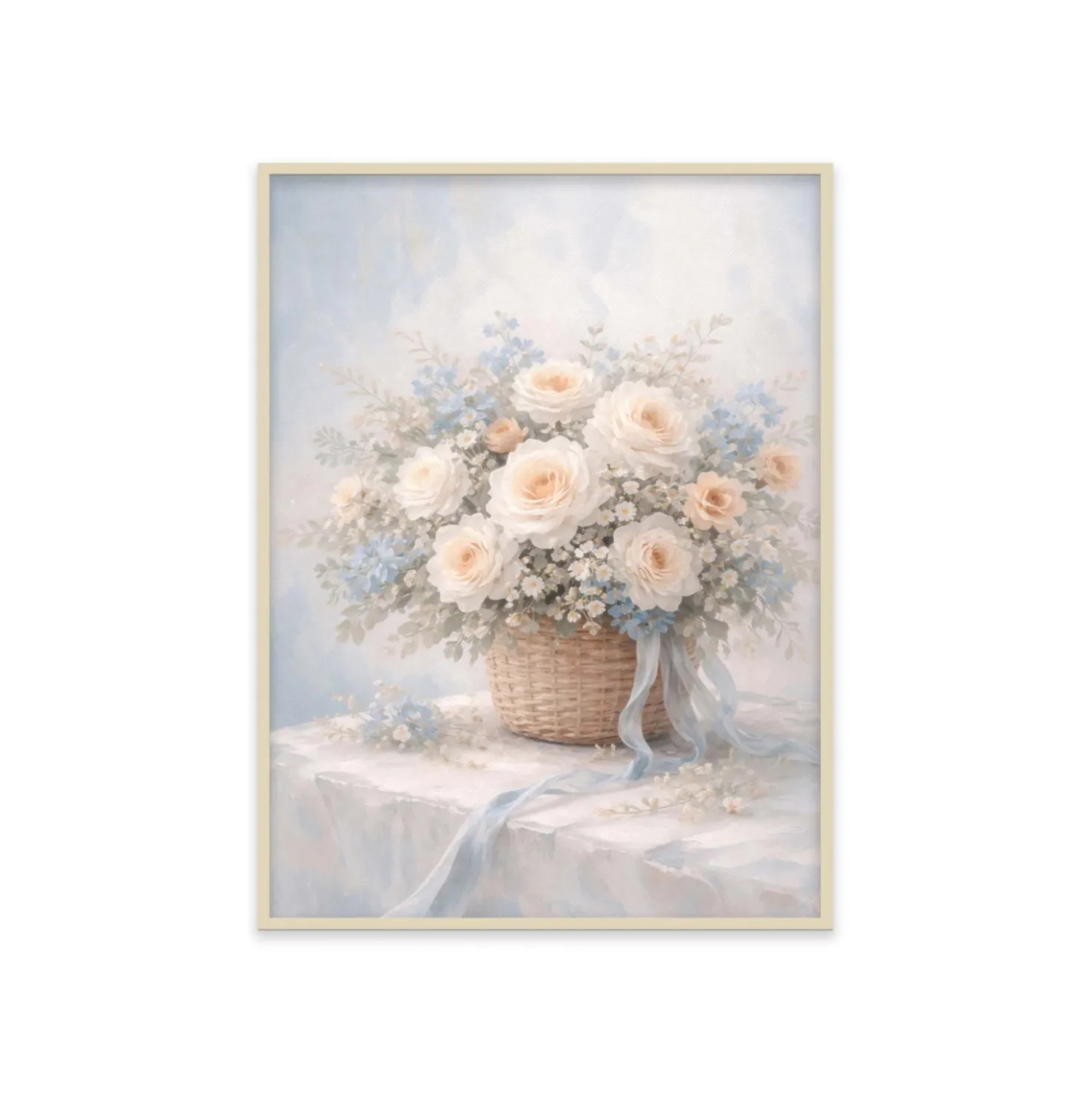 Stampa incorniciata 30x40 cm baroque flowers