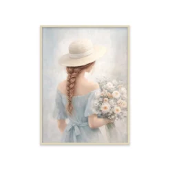 Stampa incorniciata 30x40 cm baroque woman