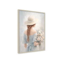 Stampa incorniciata 30x40 cm baroque woman