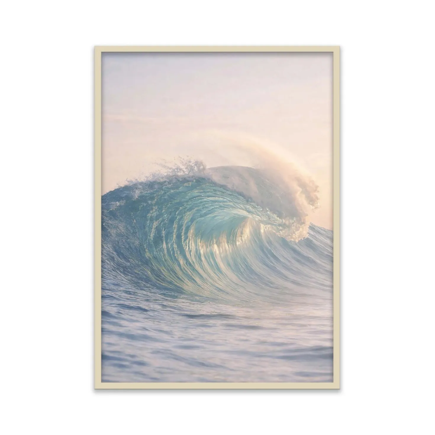 Stampa incorniciata 50x70 cm blue wave