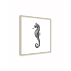 Stampa incorniciata 30x30 cm sea fin
