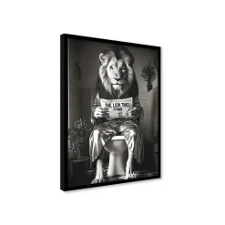 Stampa incorniciata 30x40 cm the lion times