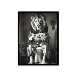 Stampa incorniciata 30x40 cm the lion times