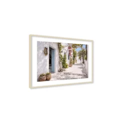 Stampa incorniciata 40x60 cm santorini