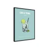 Stampa incorniciata 30x40 cm gin tonic