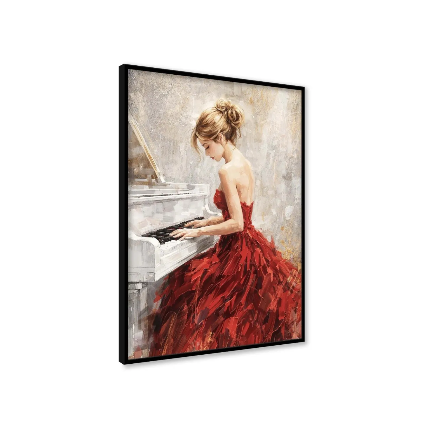 Stampa incorniciata 30x40 cm woman in red
