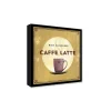 Stampa incorniciata 30x30 cm finest coffee - latte