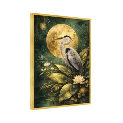 Stampa incorniciata 50x70 cm gold moon