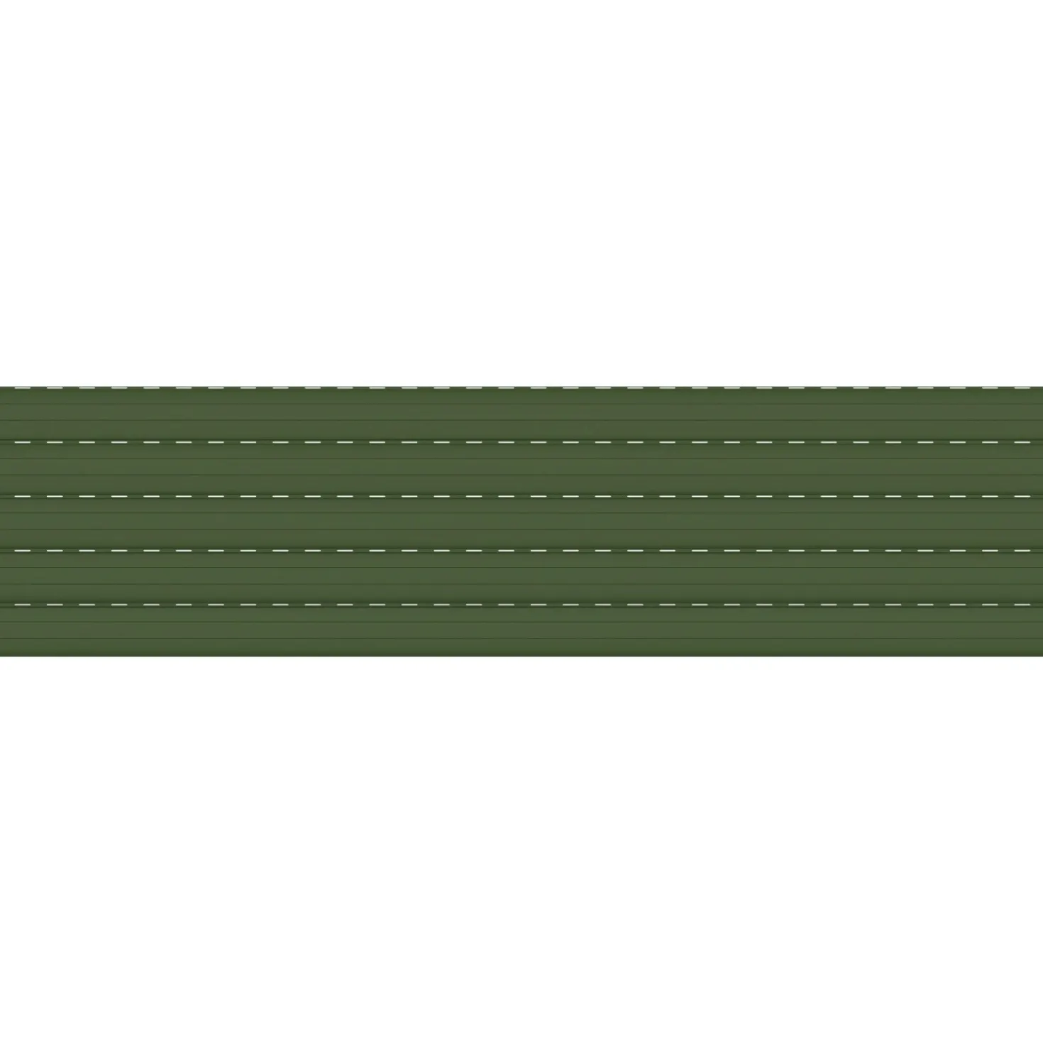 Stecche tapparella PVC Roma aggiuntive L 83 x H 27,5 cm verde