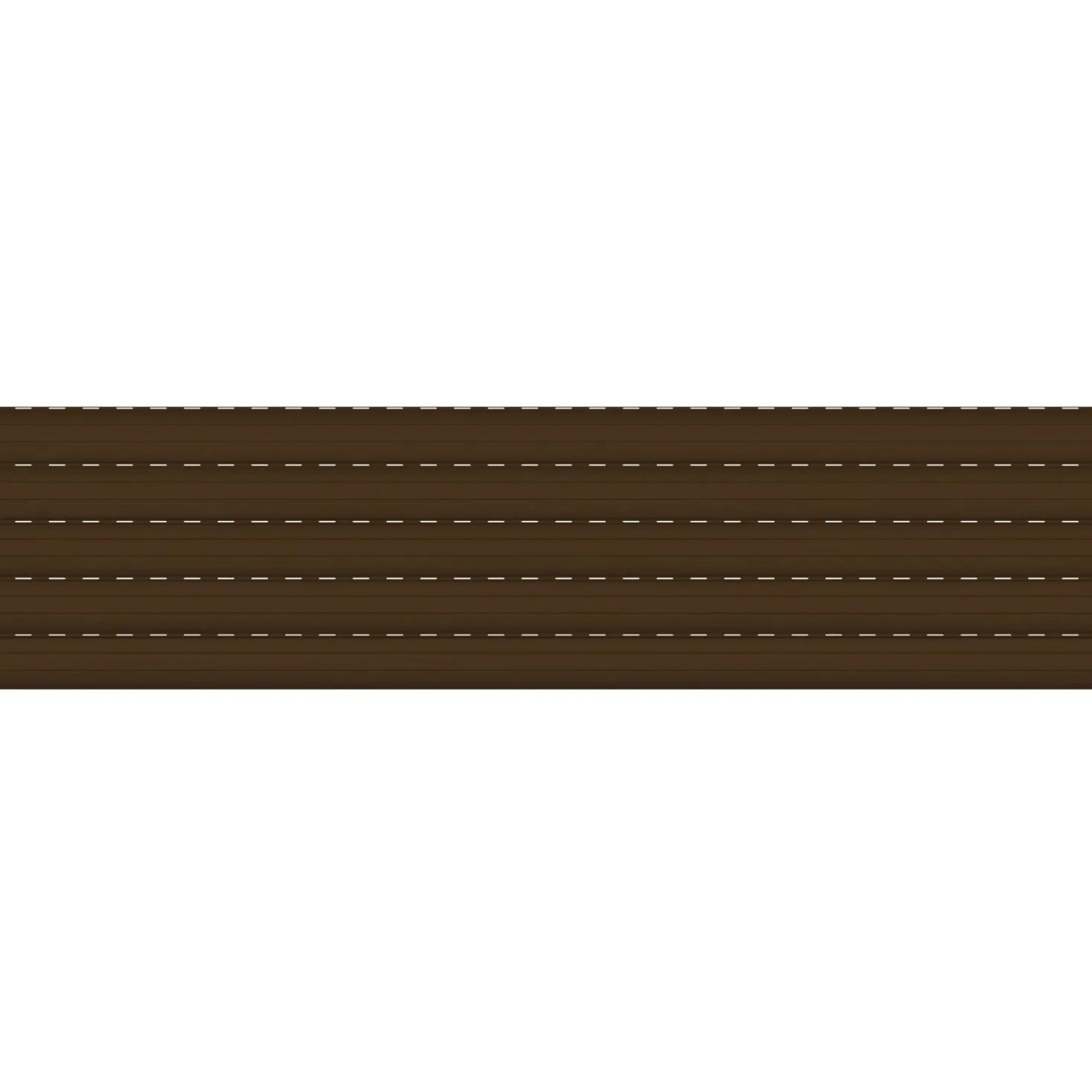 Stecche tapparella PVC Roma aggiuntive L 173 x H 27,5 cm marrone