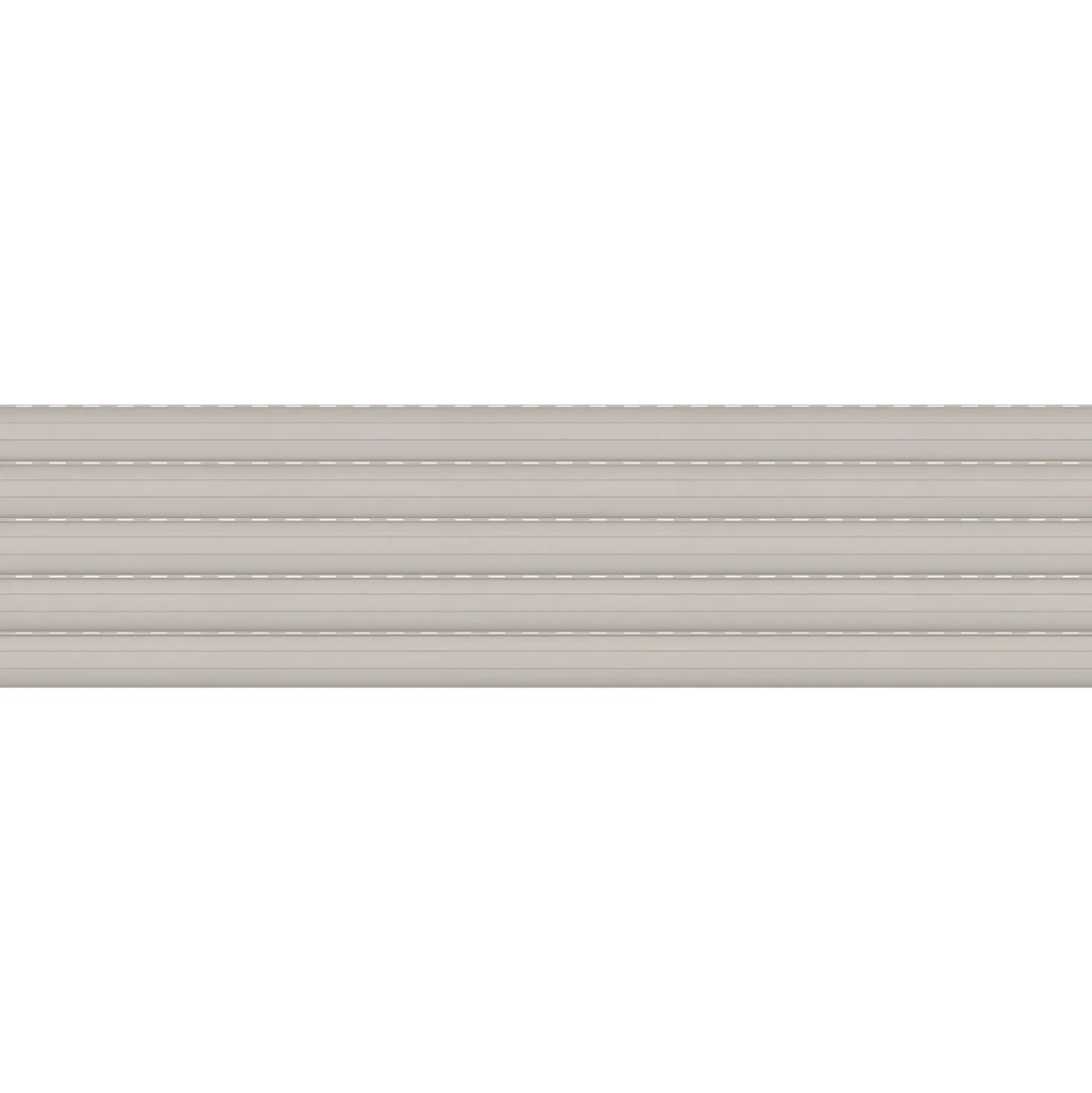 Stecche tapparella PVC Roma aggiuntive L 83 x H 27,5 cm grigio