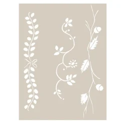 Stencil Fleur Seasonal Garlands 21 x 29,7 cm