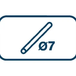 Stick di Colla Rapid per Decorazioni da 7 mm Trasparente