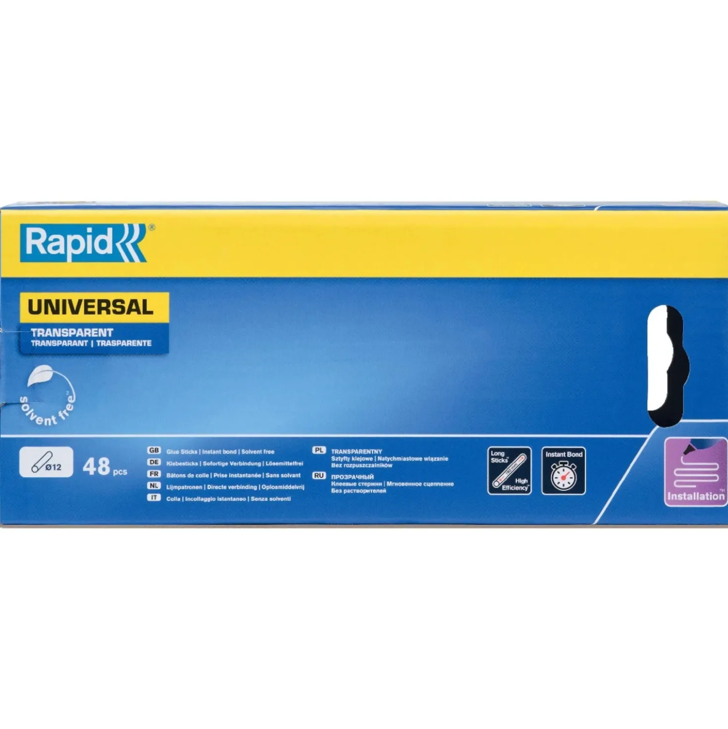 Stick di Colla Rapid Universale da 12 mm Trasparente