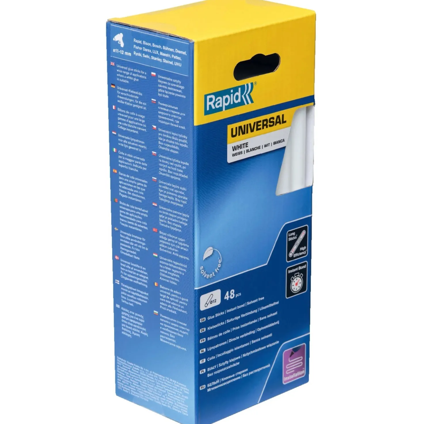 Stick di Colla Rapid Universale da 12 mm Bianco