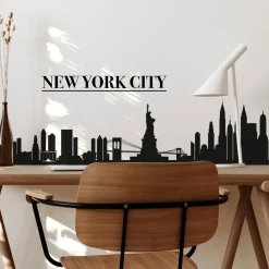 Sticker autoadesivo 1fg 35x100 cm new york