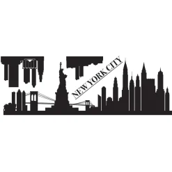 Sticker autoadesivo 1fg 35x100 cm new york