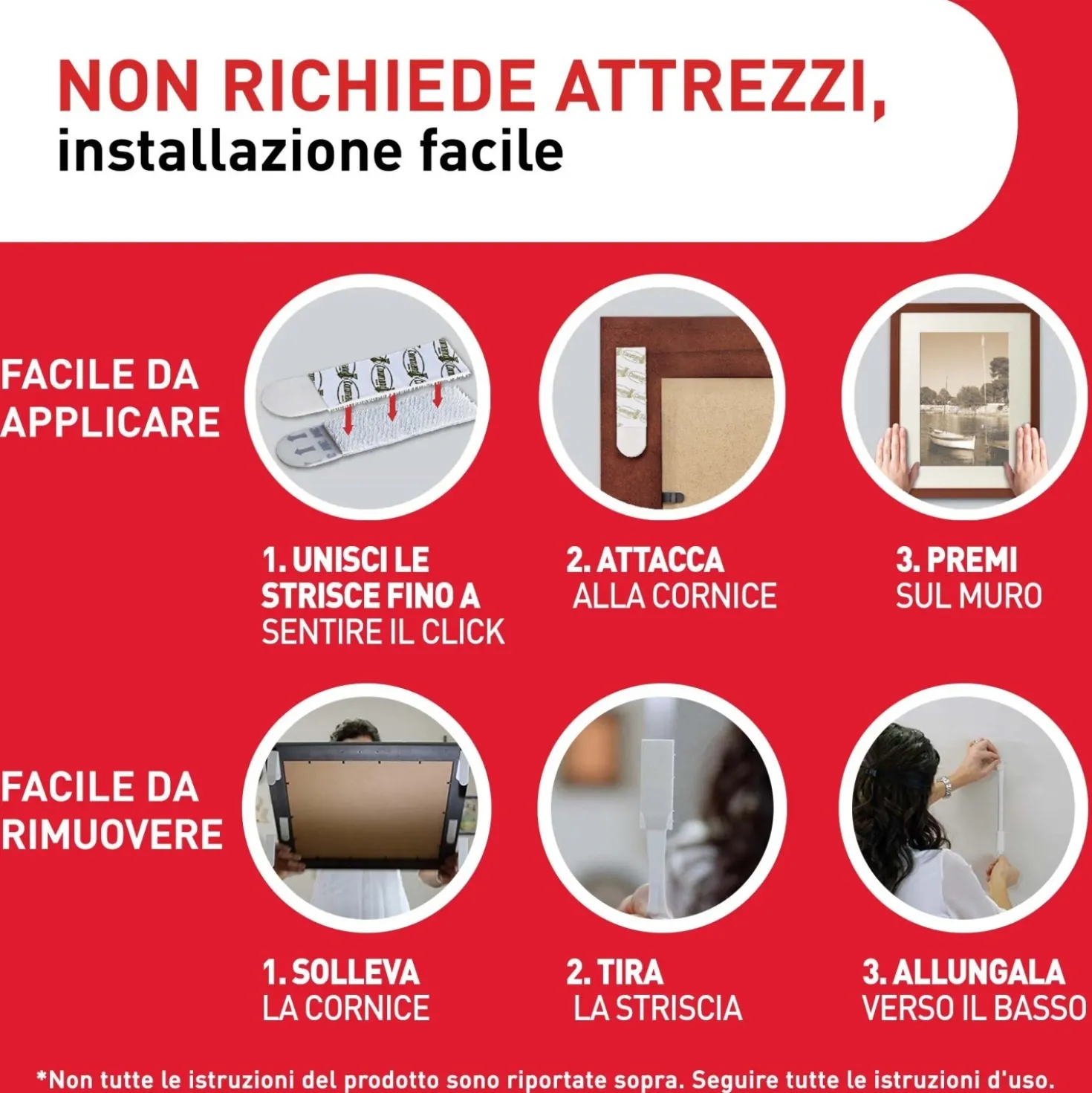 Strisce appendiquadri 3M Command™ Medium bianche