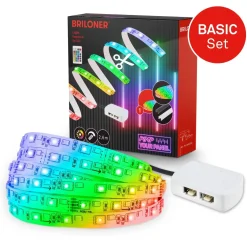 Striscia 147 LED Pimp your Panel 650 lm bianco caldo RGB 2,6 m x 1 cm bianco