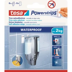 Striscia biadesiva rimovibile Large Tesa Powerstrips® Waterproof