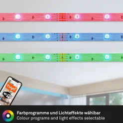 Striscia LED 150 LED 7,5 W RGB con WiFi e Bluetooth 5 m bianco