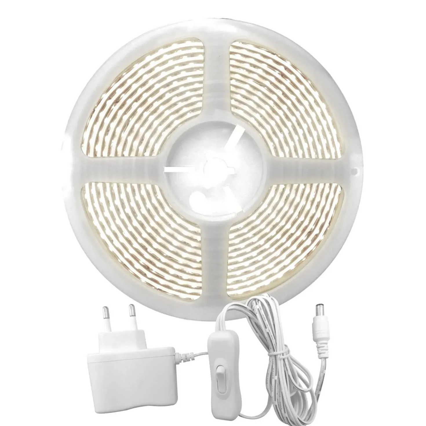 Striscia LED COB 12 V 5 m 4000K 30 W 1600 led 3000 lm