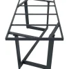 Struttura tavolo Markham in alluminio nero opaco 184x84xH75 cm