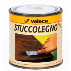 Stucco in pasta per legno Veleca noce scuro 0,25 l
