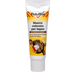 Stucco in pasta per legno Polyfilla noce chiaro 400 g