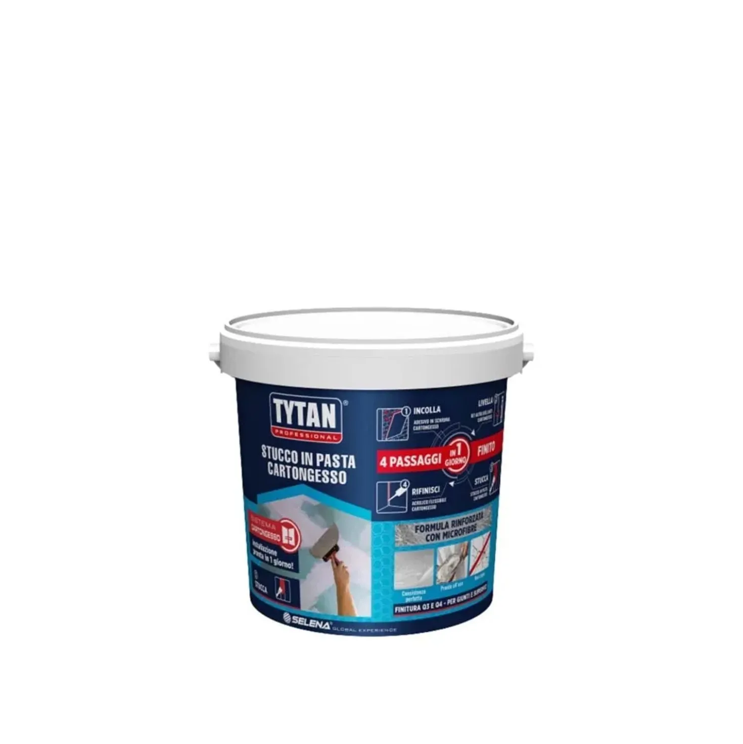 Stucco in pasta Tytan Professional per cartongesso bianco 1,8 kg