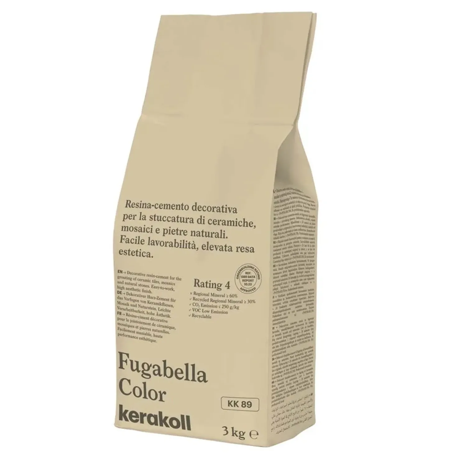 Stucco KERAKOLL Fugabella color 3 kg Beige chiaro