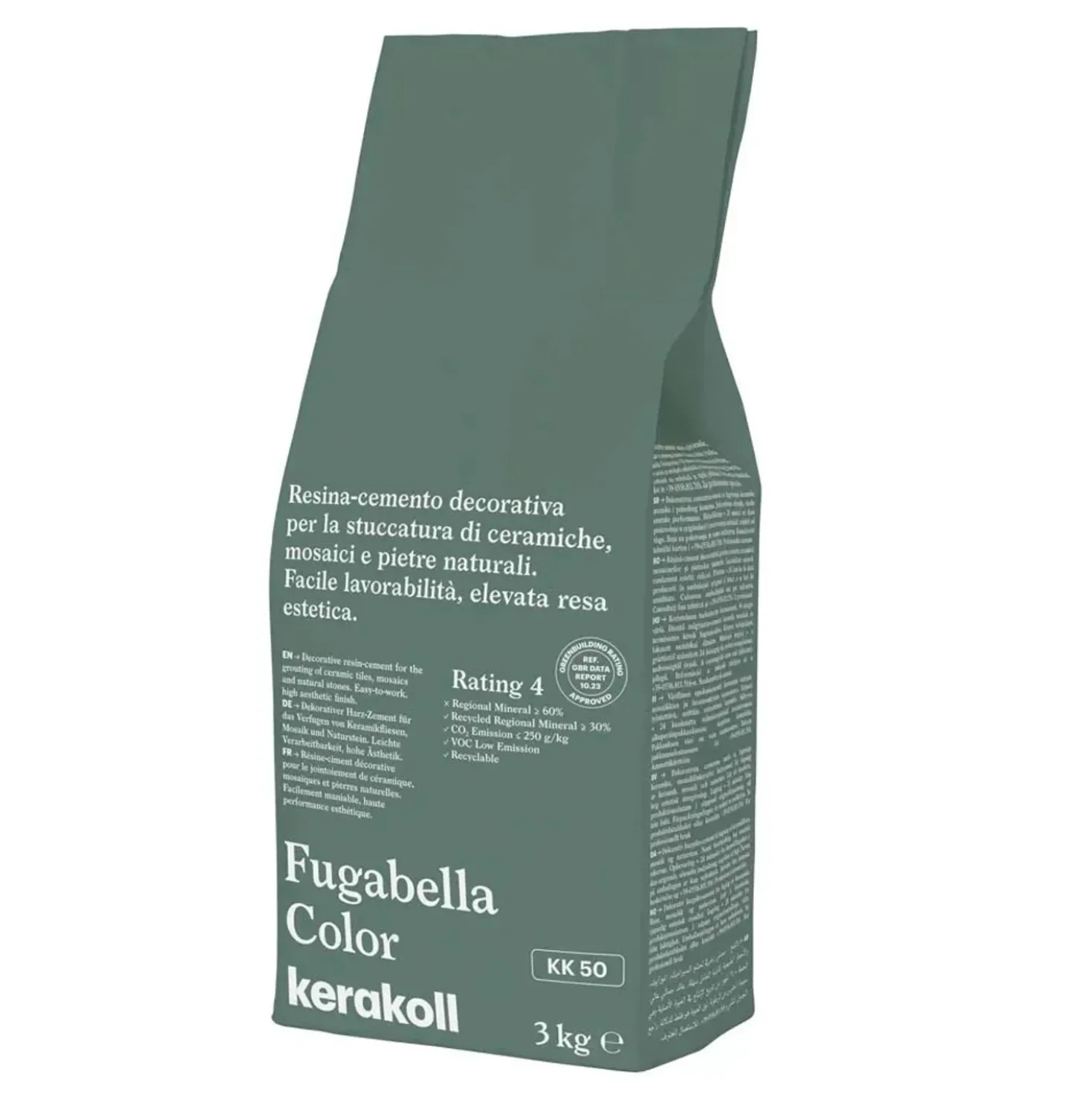 Stucco KERAKOLL Fugabella color 3 kg Verde 3