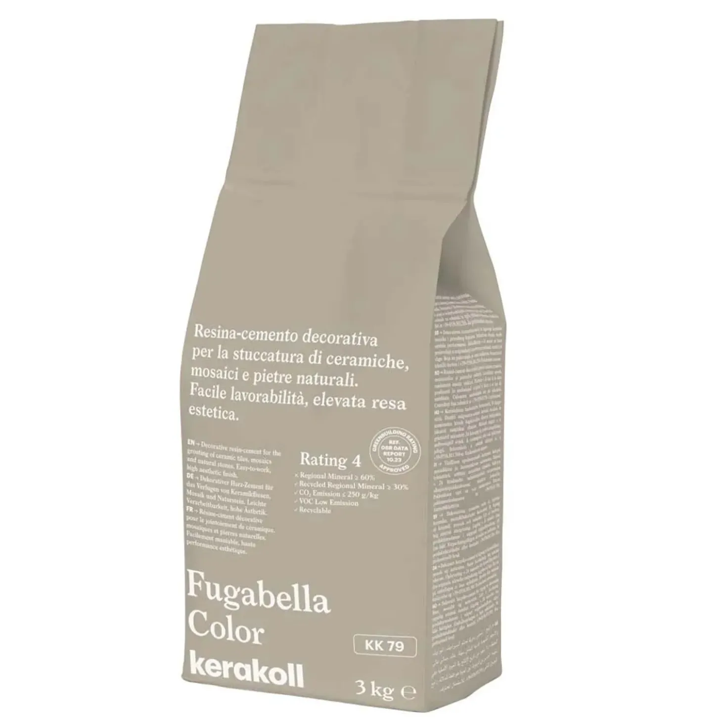 Stucco KERAKOLL Fugabella color 3 kg Grigio 8