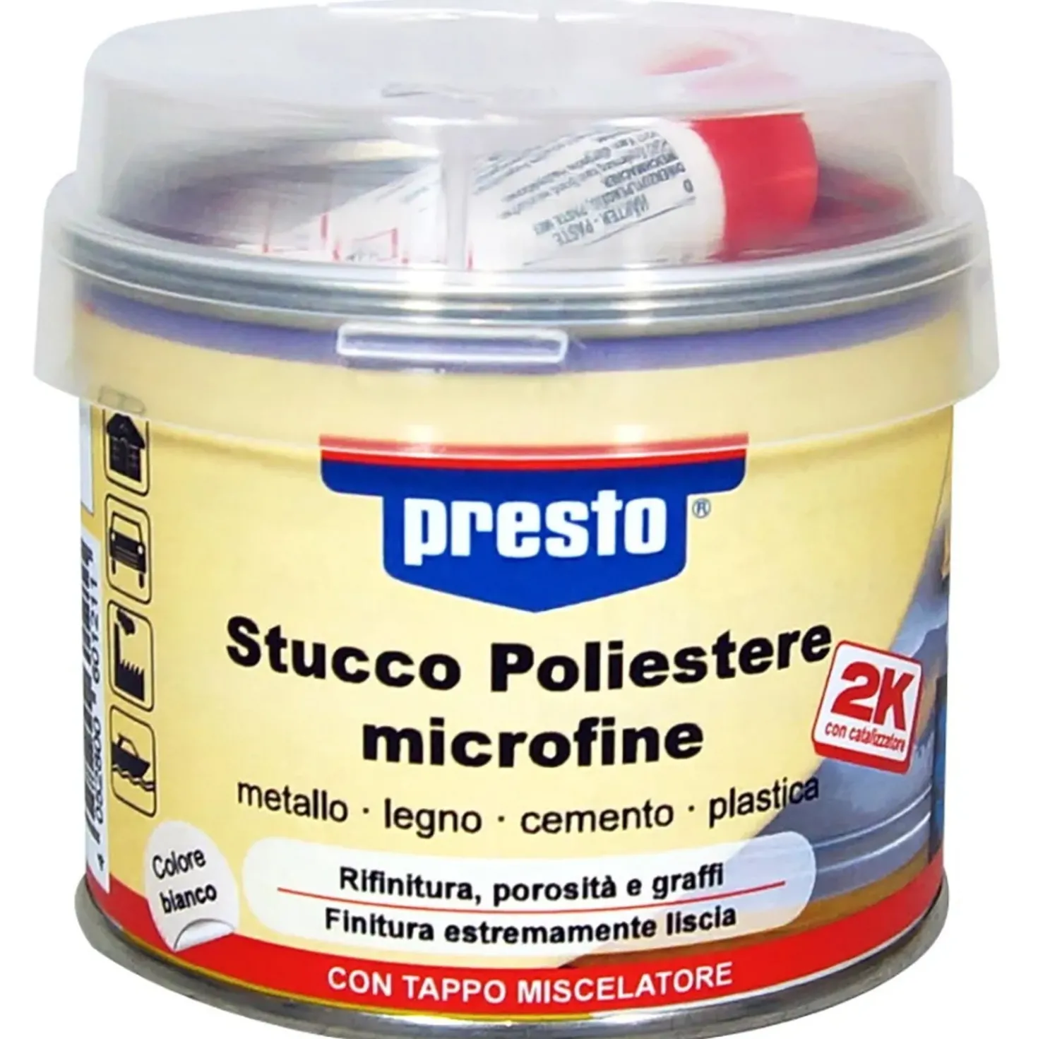 Stucco poliestere fine 250 g