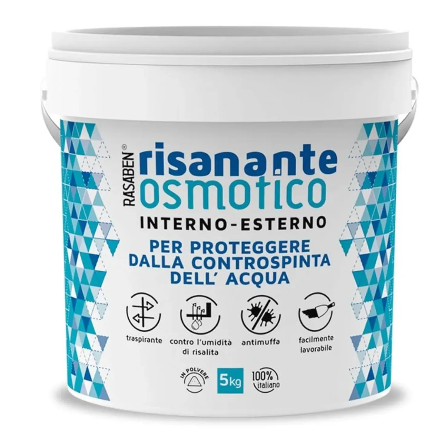 Stucco risanante Osmotico antiumidità Rasaben 1 kg