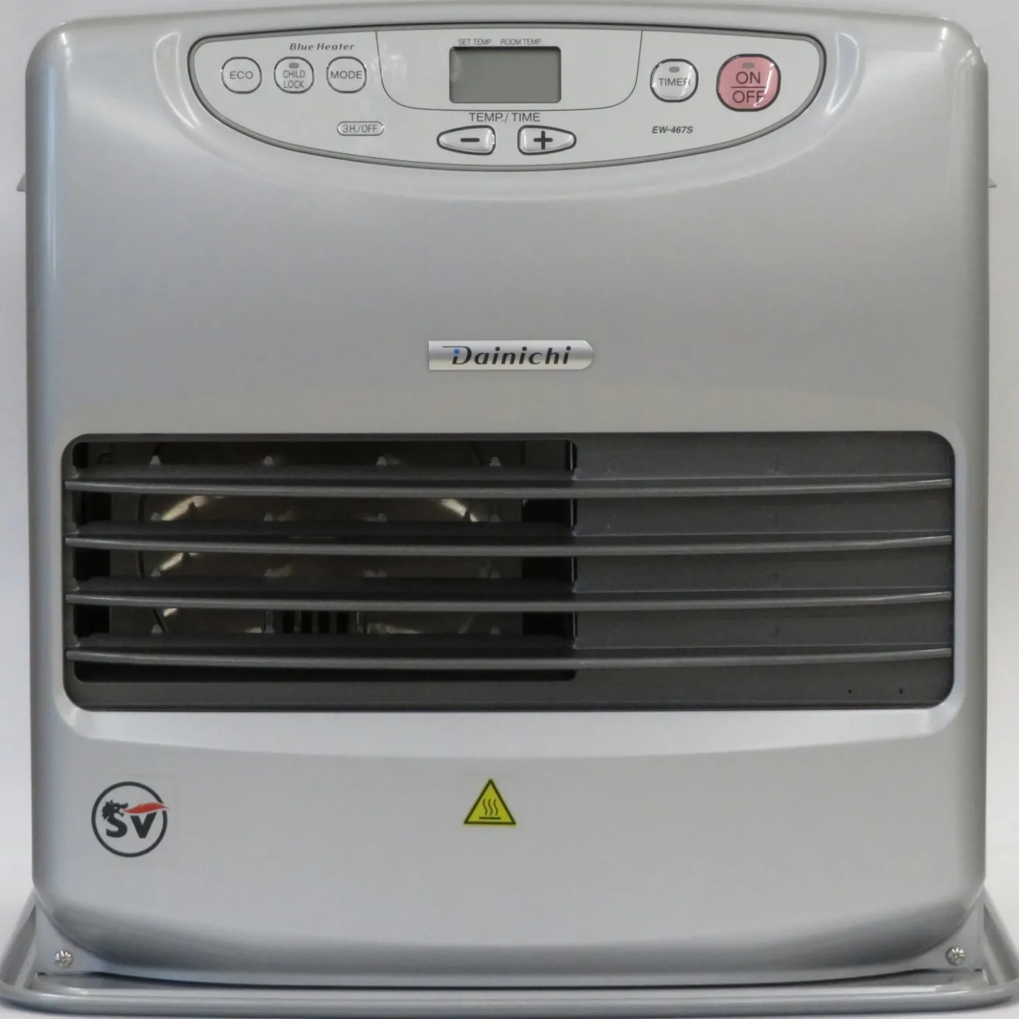Stufa a combustibile liquido elettronica Dainichi EW-467S ventilata 4650 W grig
