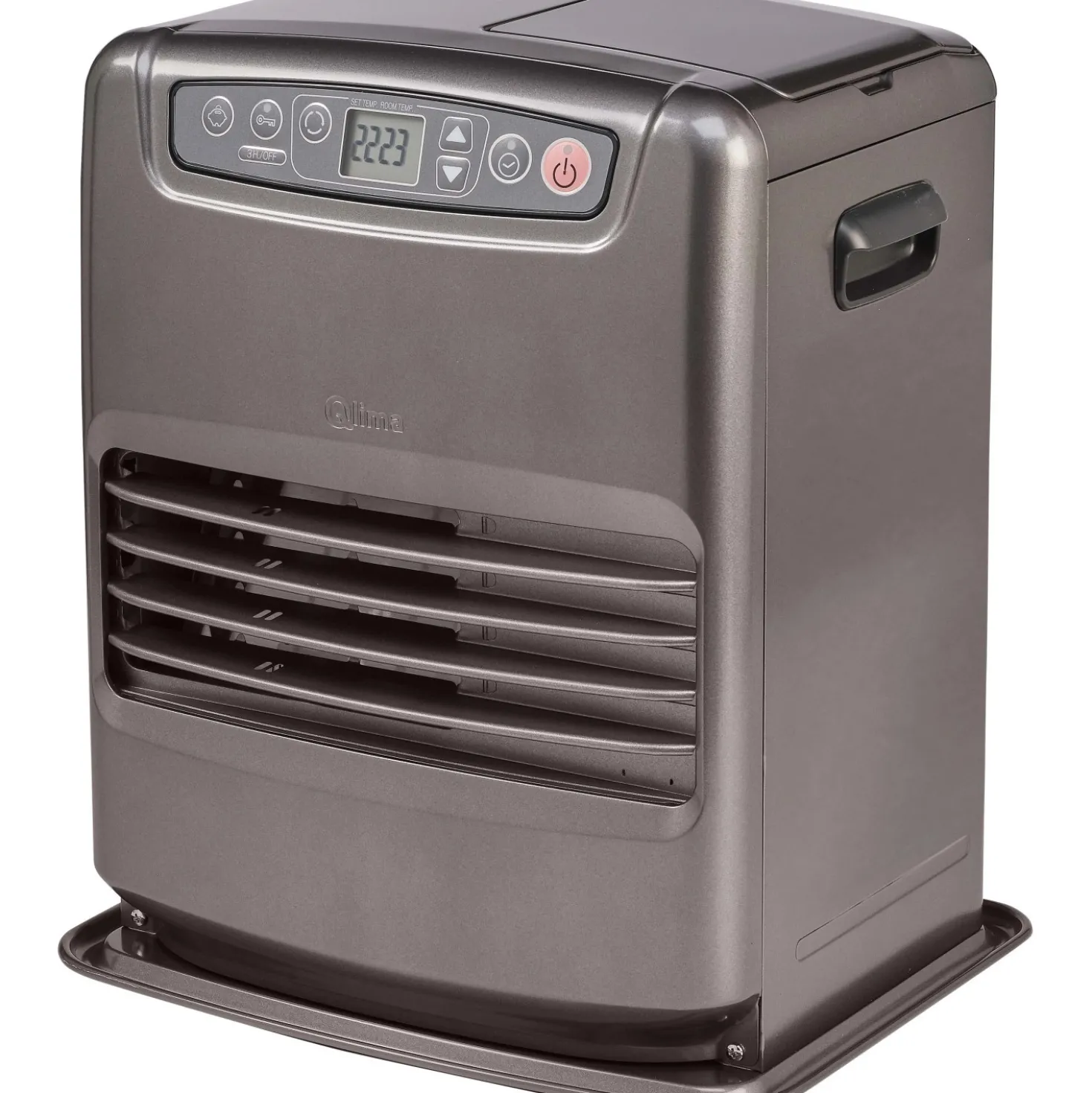 Stufa a combustibile Qlima Laser 3,1 kW grigio