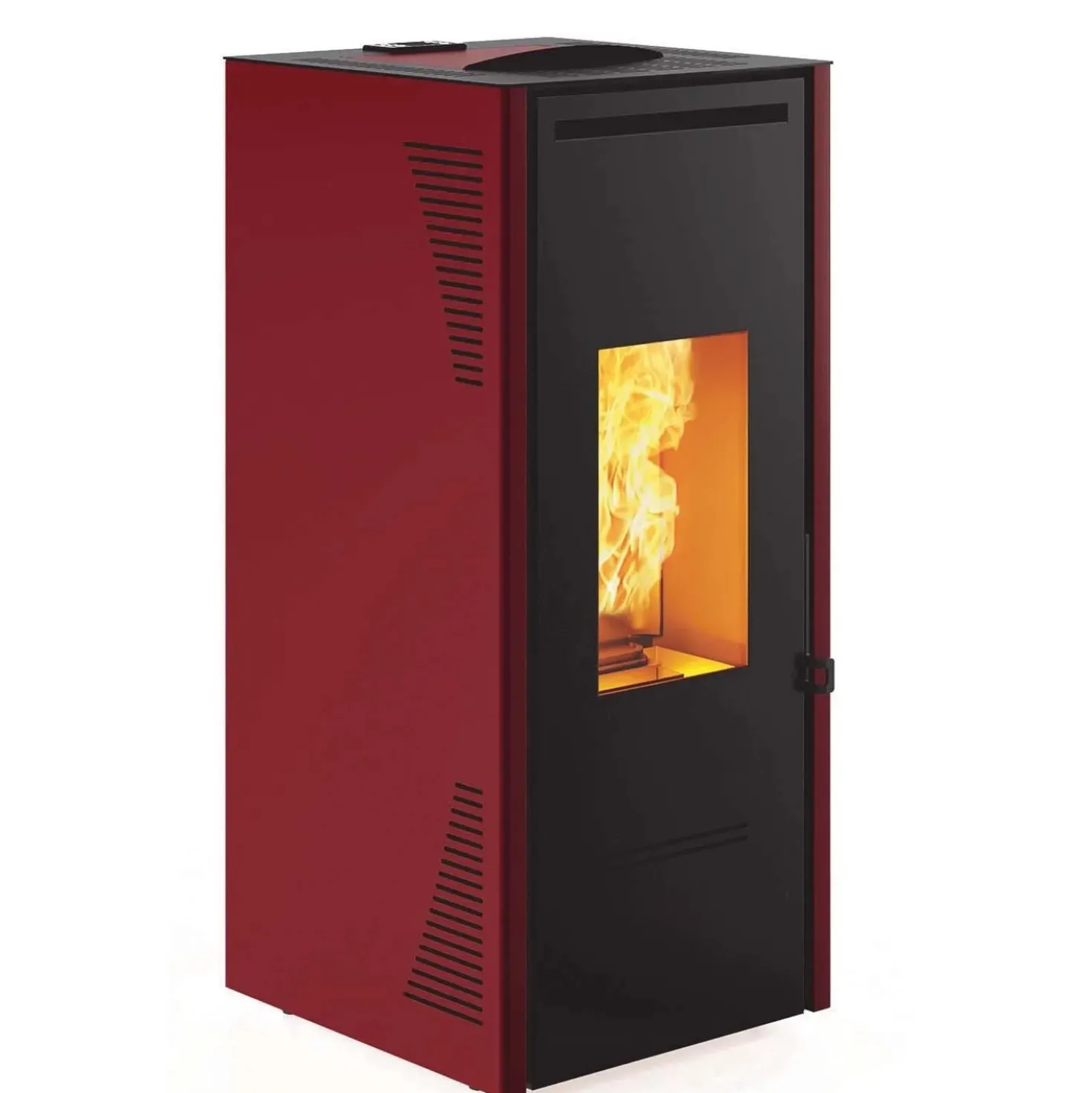 Stufa a pellet canalizzata Invicta Talo Plus 11,6 kW bordeaux