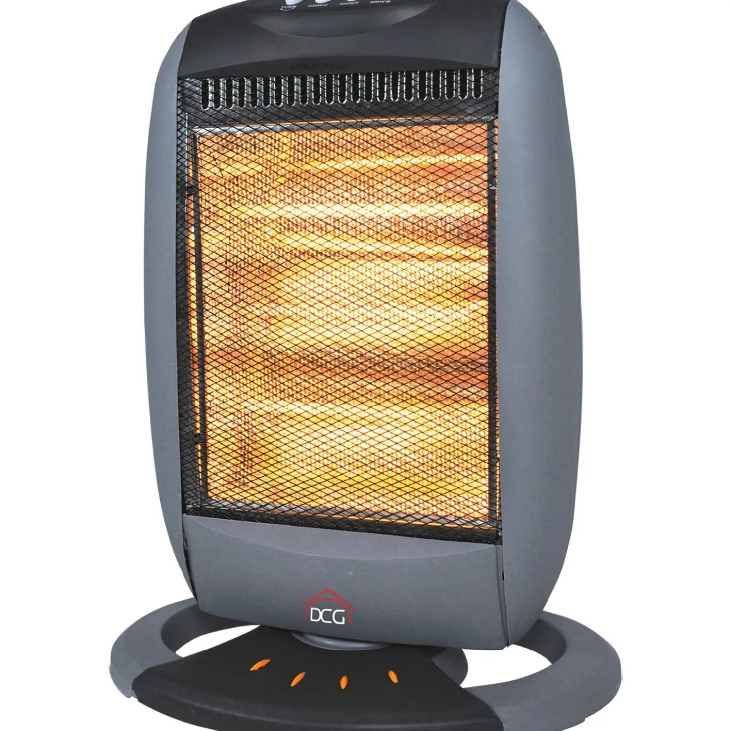 Stufa alogena oscillante DCG 400-800-1200 W grigio