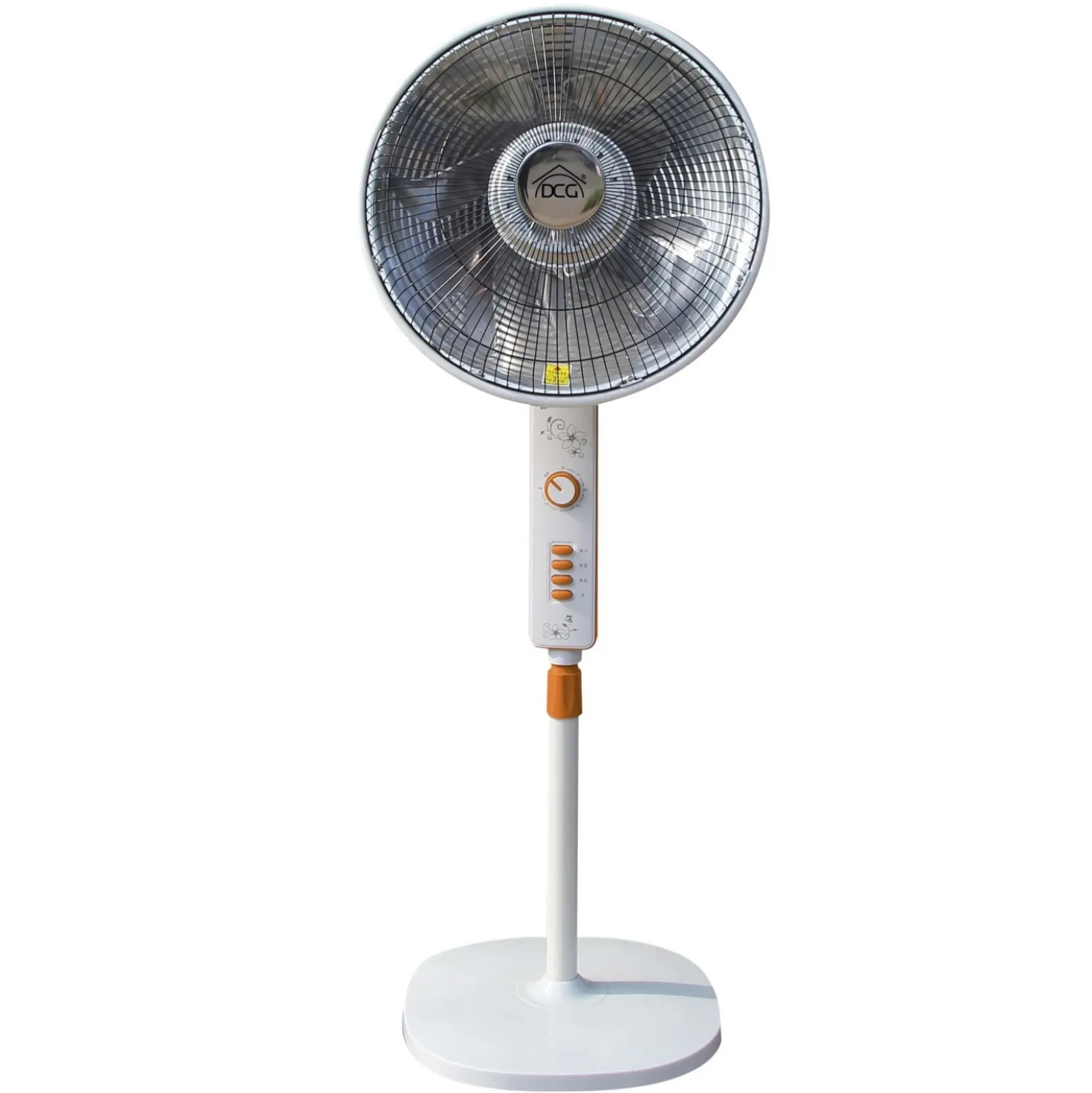 Stufa alogena oscillante al carbon crystal DCG 900 W bianco arancio