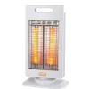 Stufa elettrica a torre Vinco in fibra di carbonio 1kW grigio