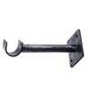 Supporto a parete estensibile 1 via Long nero Ø 2 cm L 9-13 cm