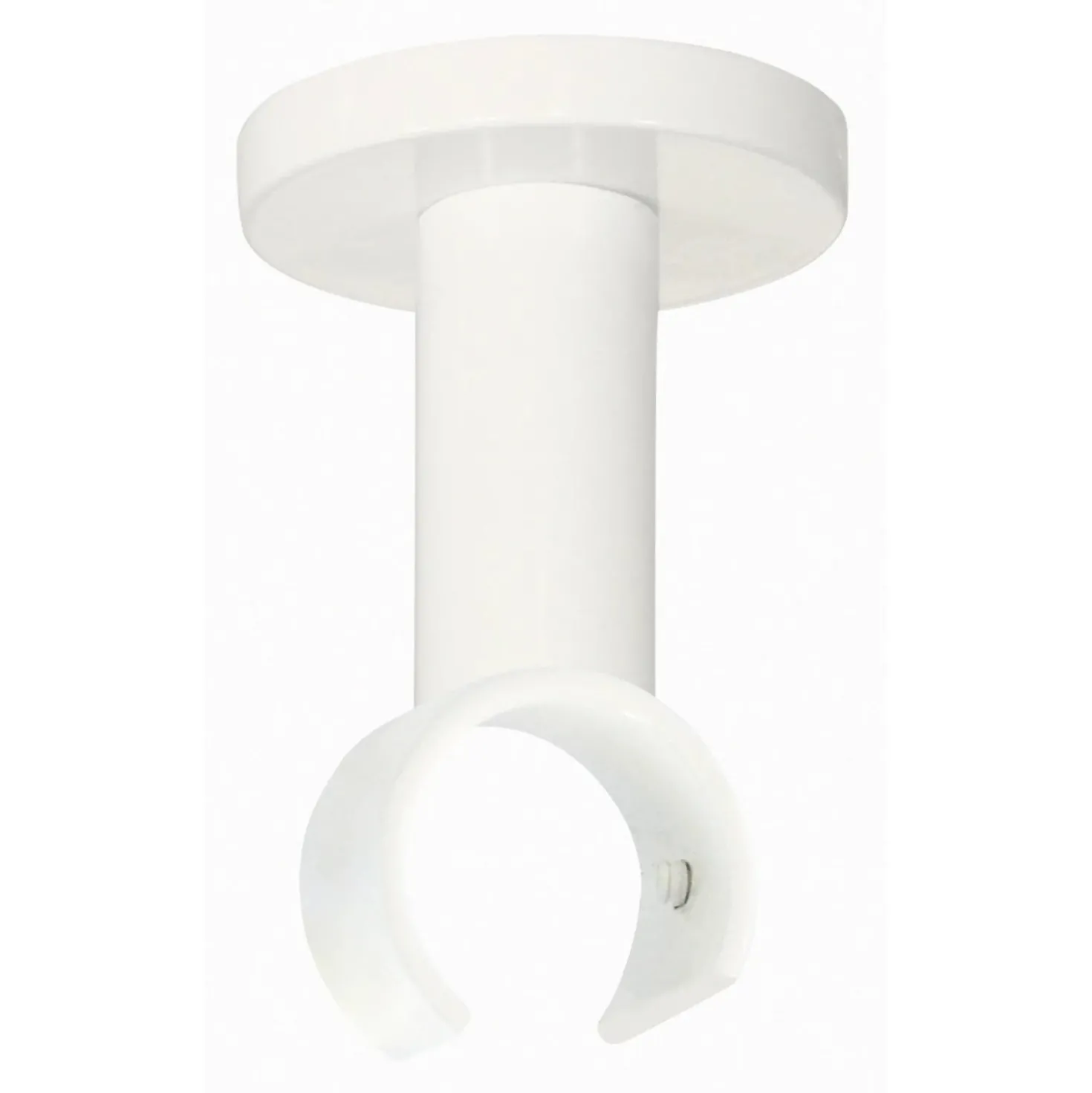 Supporto bastone tenda a soffitto Classic 1 via bianco Ø 2 x 4 cm