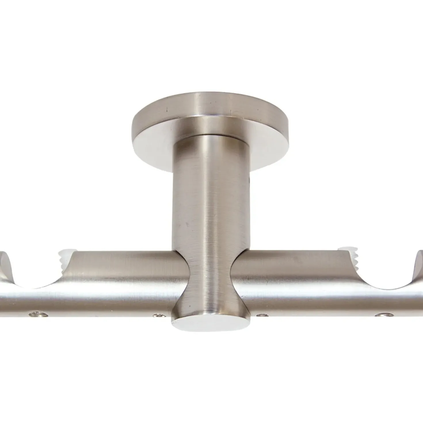 Supporto bastone tenda a soffitto Urban 2 vie acciaio Ø 2,5 cm
