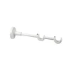 Supporto bastone tenda doppio Ø 2 x L 20 cm bianco