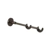 Supporto bastone tenda doppio Ø 2 x L 20 cm bronzo